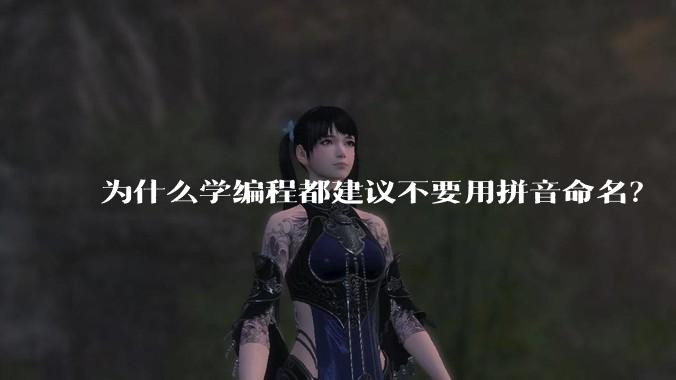 为什么学编程都建议不要用拼音命名?