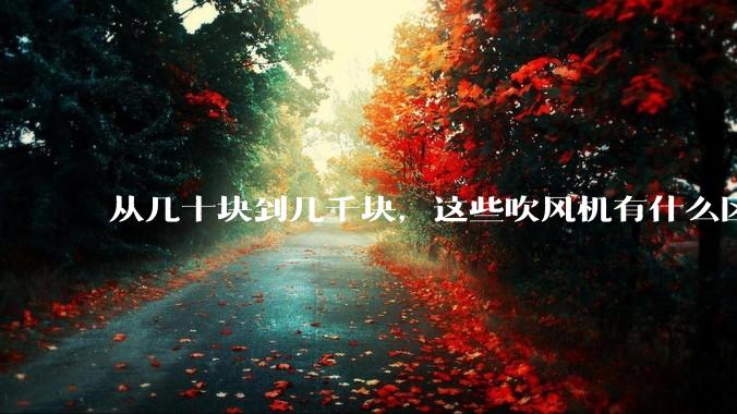从几十块到几千块,这些吹风机有什么区别?有必要买贵的吗?