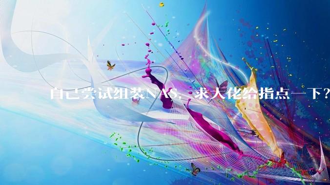 自己尝试组装NAS,求大佬给指点一下?