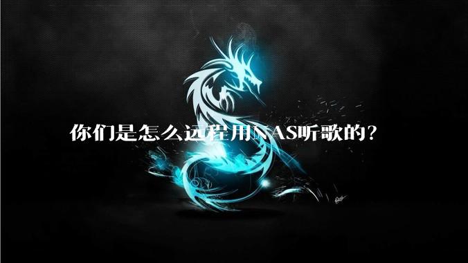 你们是怎么远程用NAS听歌的?