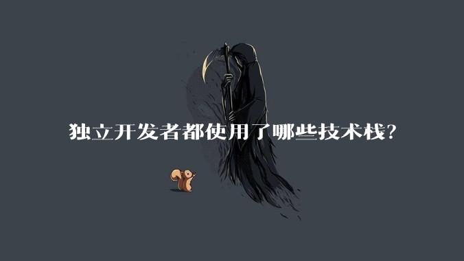 独立开发者都使用了哪些技术栈?