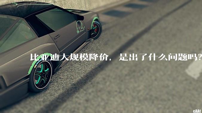 比亚迪大规模降价,是出了什么问题吗?