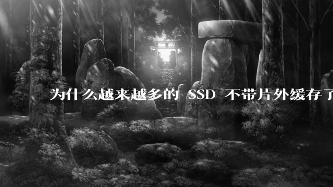 为什么越来越多的 SSD 不带片外缓存了?
