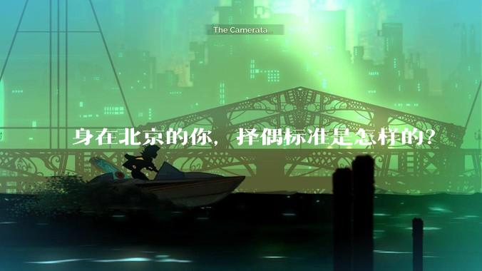 身在北京的你,择偶标准是怎样的?