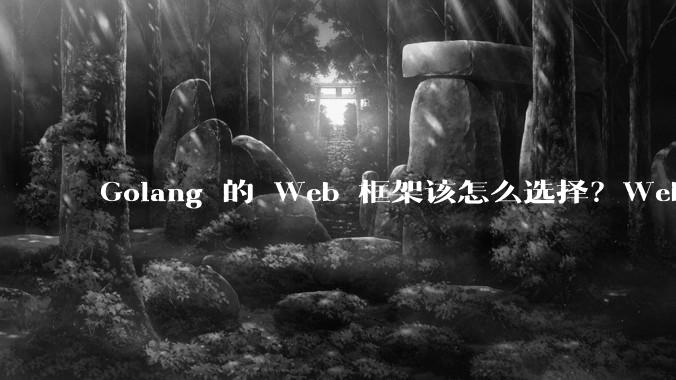 Golang 的 Web 框架该怎么选择?Web 开发又该怎样学?