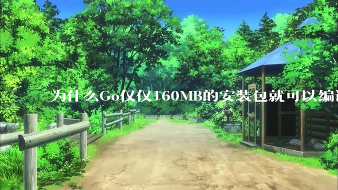 为什么Go仅仅160MB的安装包就可以编译程序,而Rust却还需要几个GB的VC++才能编译?