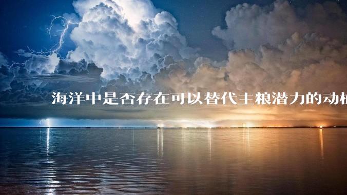 海洋中是否存在可以替代主粮潜力的动植物?
