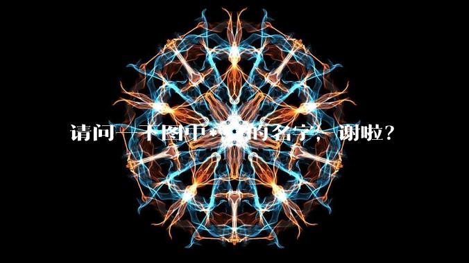 请问一下图中***的名字,谢啦?