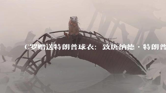 C罗赠送特朗普球衣:致唐纳德•特朗普总统,为和平而战。如何评价?