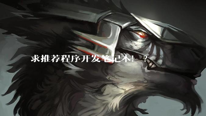 求推荐程序开发笔记本!?