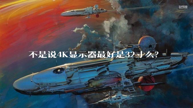 不是说4K显示器最好是32寸么?