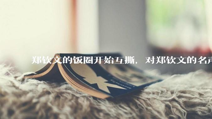 郑钦文的饭圈开始互撕,对郑钦文的名声有什么影响?郑钦文超话是否应该关闭?