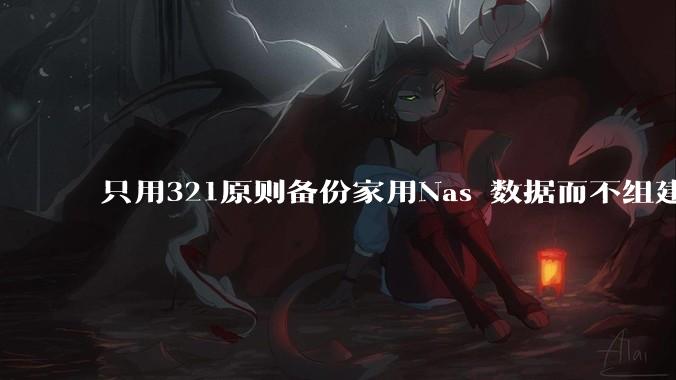 只用321原则备份家用Nas 数据而不组建raid阵列的人,不怕哪天备份全部同时损坏导致无法恢复吗?
