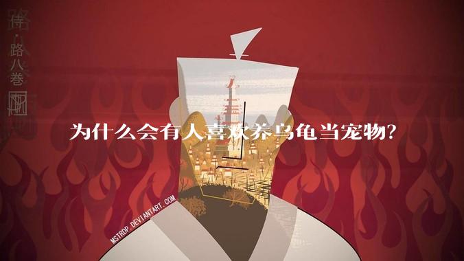 为什么会有人喜欢养乌龟当宠物?