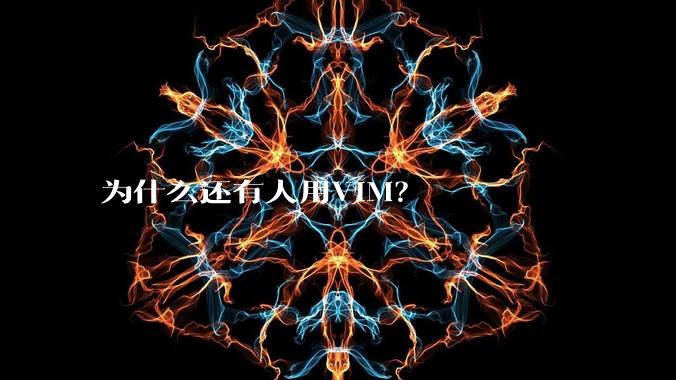 为什么还有人用VIM?
