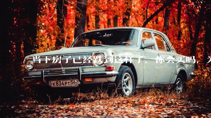 当下房子已经跌到这样了,你会买吗,为什么?