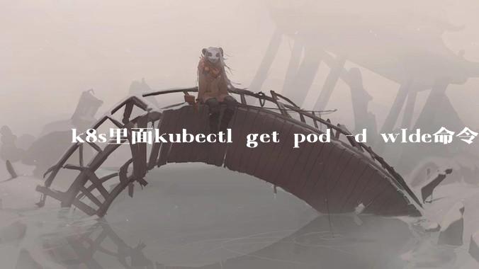 k8s里面kubectl get pod -d wide命令作用是什么?