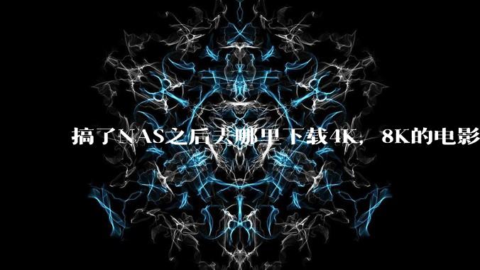 搞了NAS之后去哪里下载4K,8K的电影?