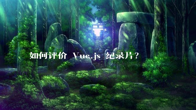 如何评价 Vue.js 纪录片?