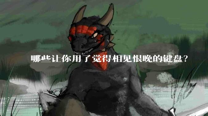 哪些让你用了觉得相见恨晚的键盘?
