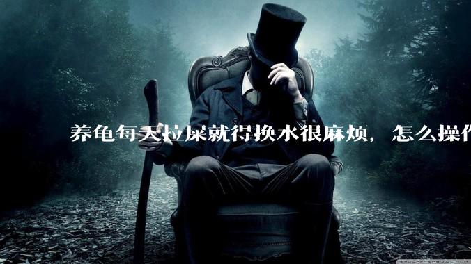 养龟每天拉屎就得换水很麻烦,怎么操作能省点事?