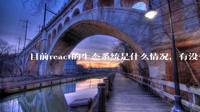 目前react的生态系统是什么情况,有没有比较公认的成熟的开发技术栈?