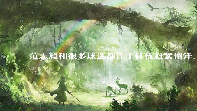 范志毅和很多球迷都让王钰栋赶紧留洋,为何董方卓却说王钰栋应该在中超踢三年,再考虑留洋?