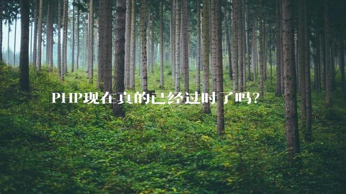PHP现在真的已经过时了吗?