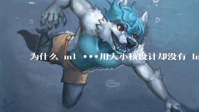为什么 m1 ***用大小核设计却没有 intel 的问题?