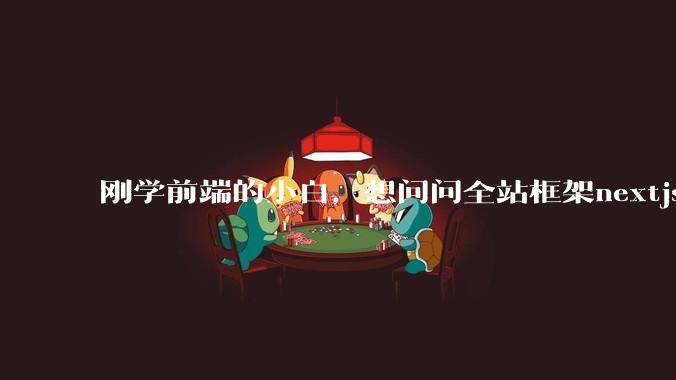 刚学前端的小白,想问问全站框架nextjs+shadcn+prisma为什么在国内不火呢?