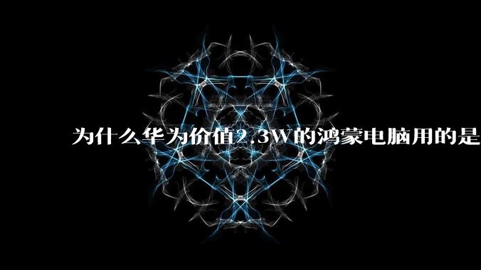 为什么华为价值2.3W的鸿蒙电脑用的是美国西数的SN740固态硬盘?