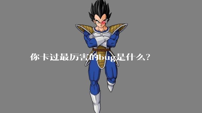 你卡过最厉害的bug是什么?