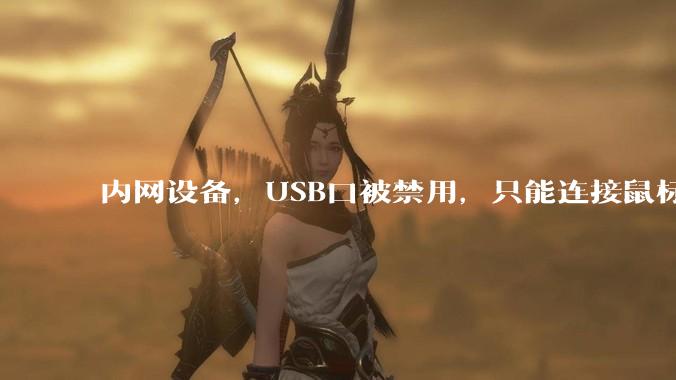 内网设备,USB口被禁用,只能连接鼠标和键盘,有什么办法可以实现数据拷入?