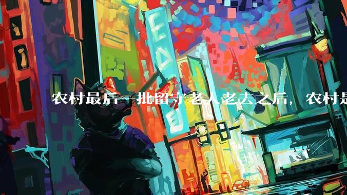 农村最后一批留守老人老去之后,农村是不是就空了?