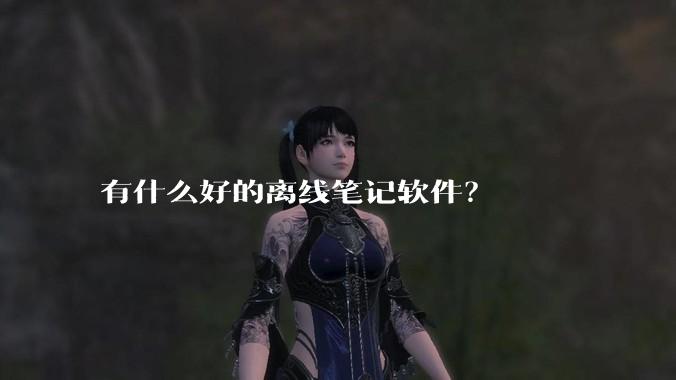 有什么好的离线笔记软件?