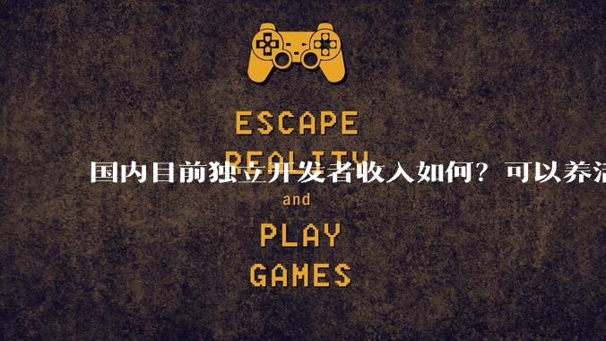 国内目前独立开发者收入如何?可以养活自己以及家人吗?