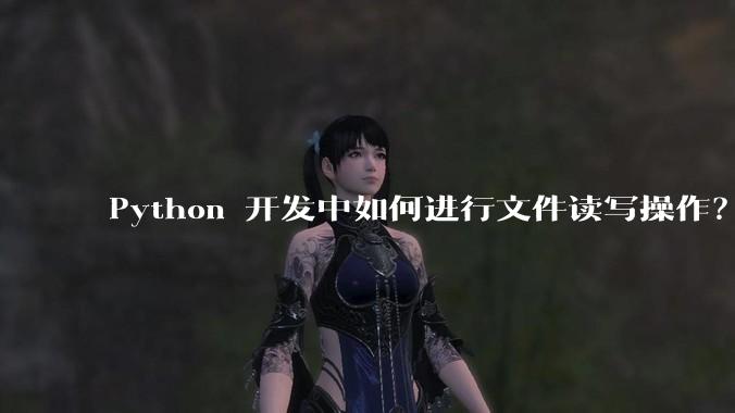 Python 开发中如何进行文件读写操作?