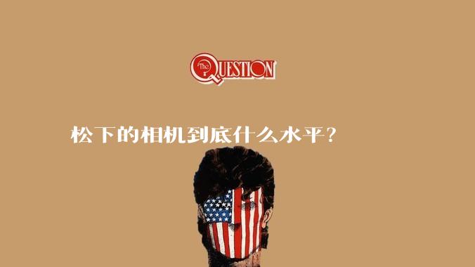 松下的相机到底什么水平?