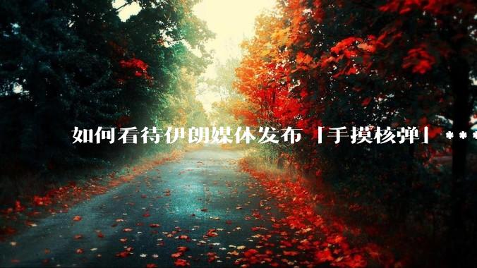 如何看待伊朗媒体发布「手摸核弹」***,并配文「MAYBE」?