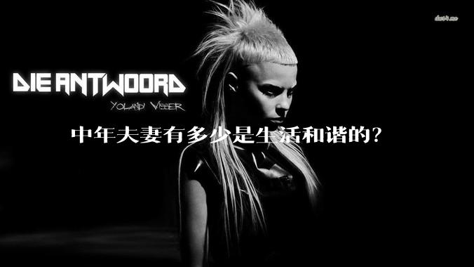 中年夫妻有多少是生活和谐的?