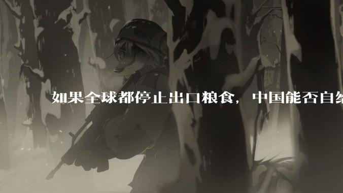 如果全球都停止出口粮食,中国能否自给自足?