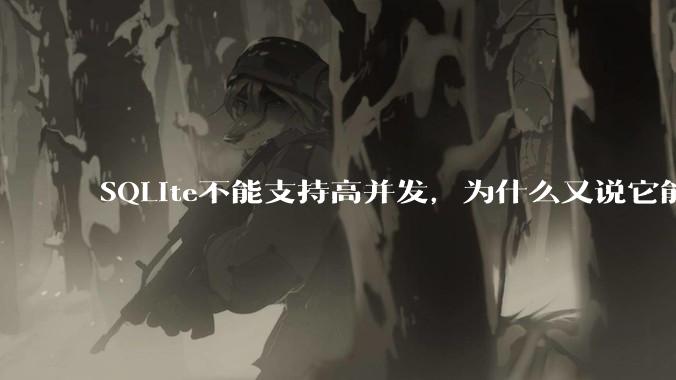 SQLite不能支持高并发,为什么又说它能支持 10万 的日访问量?