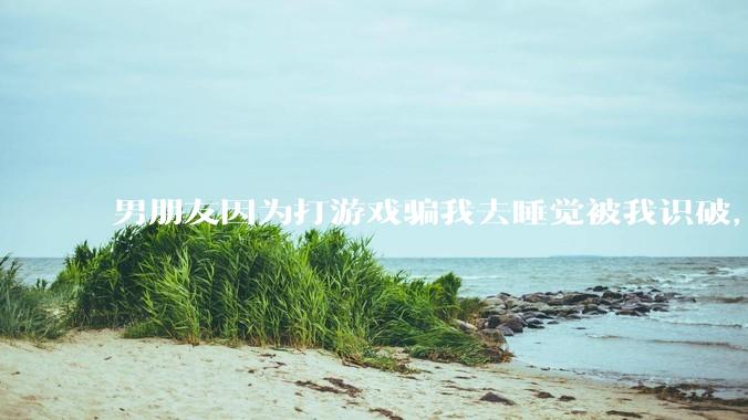 男朋友因为打游戏骗我去睡觉被我识破,然后我提了分手,他同意了,问问男孩子们他怎么想的?
