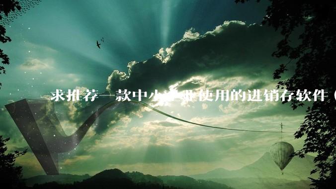 求推荐一款中小企业使用的进销存软件(零售批发类,要有记录序列号功能)?
