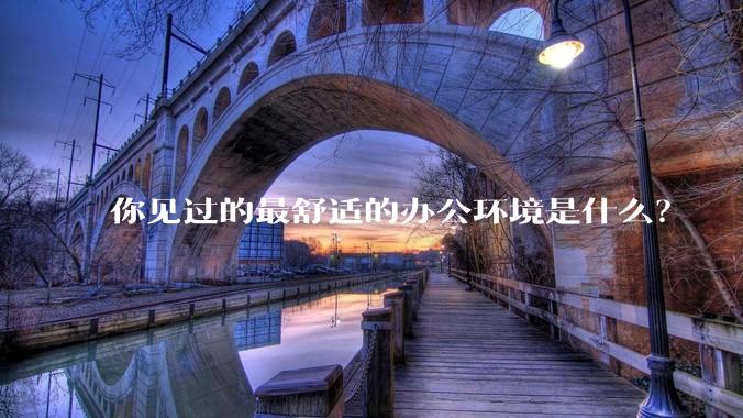 你见过的最舒适的办公环境是什么?