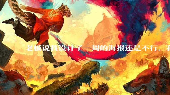 老板说我设计了一周的海报还是不行,我到底该怎么学啊?
