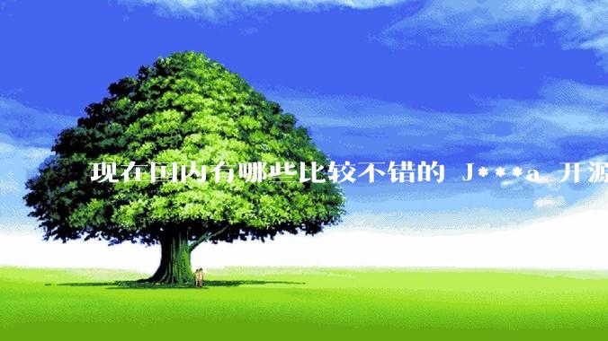 现在国内有哪些比较不错的 J***a 开源商城系统?