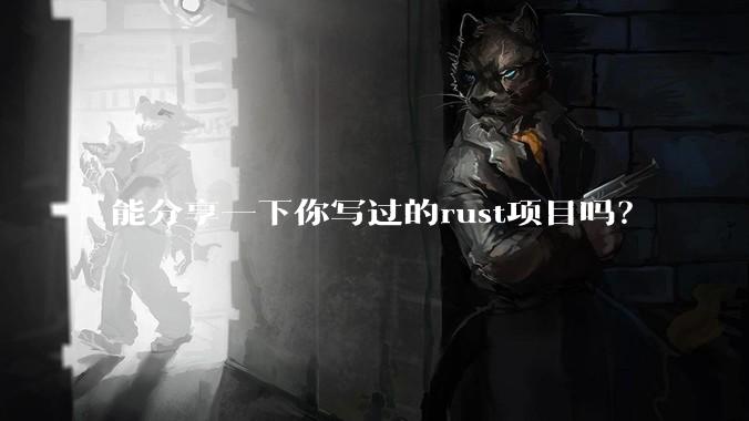 能分享一下你写过的rust项目吗?