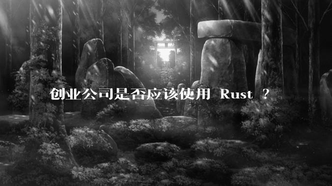 创业公司是否应该使用 Rust ?