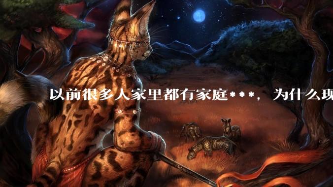 以前很多人家里都有家庭***,为什么现在几乎看不到了?
